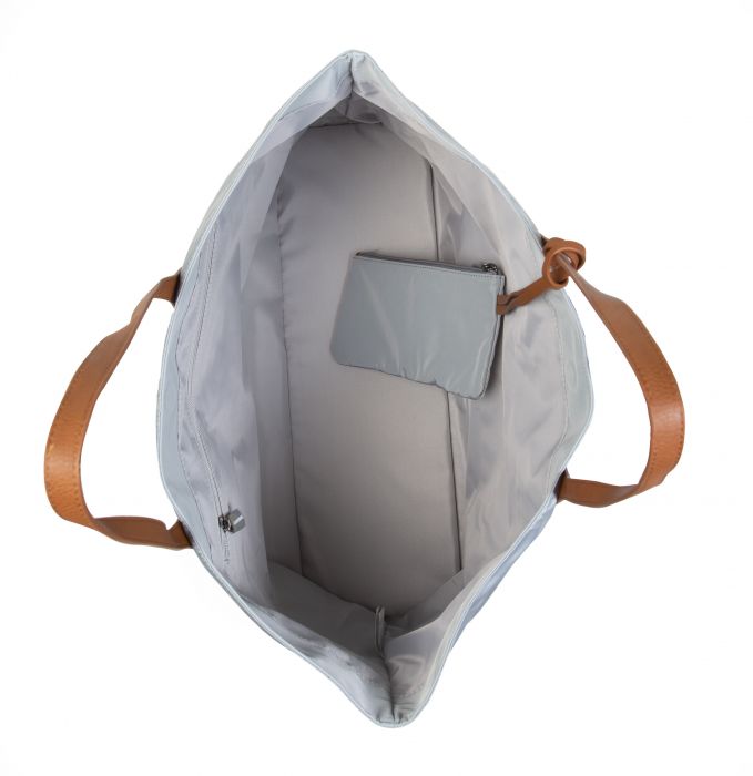Effortlessly Stylish Grey Family Bag