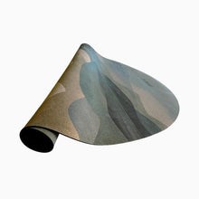 Tapis de yoga rond en liège Soft Skies | Polyvalent | 135 cm de diamètre