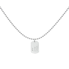 Peel Pendant on Thick Ball Chain