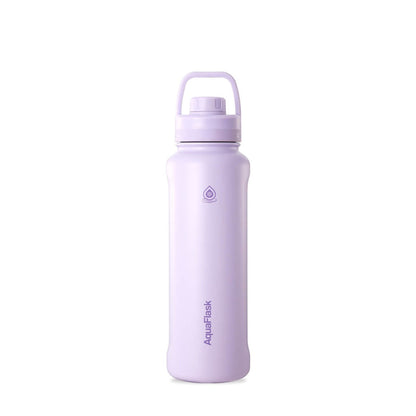 Bouteille d'eau en acier inoxydable AquaFlask 1080 ml (40 oz) avec bouchon sport – Chaud et froid, anti-fuite, sans BPA