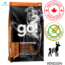 Go! Solutions - Sensitivities Limited Ingredient Grain Free Venison Dry Dog Food