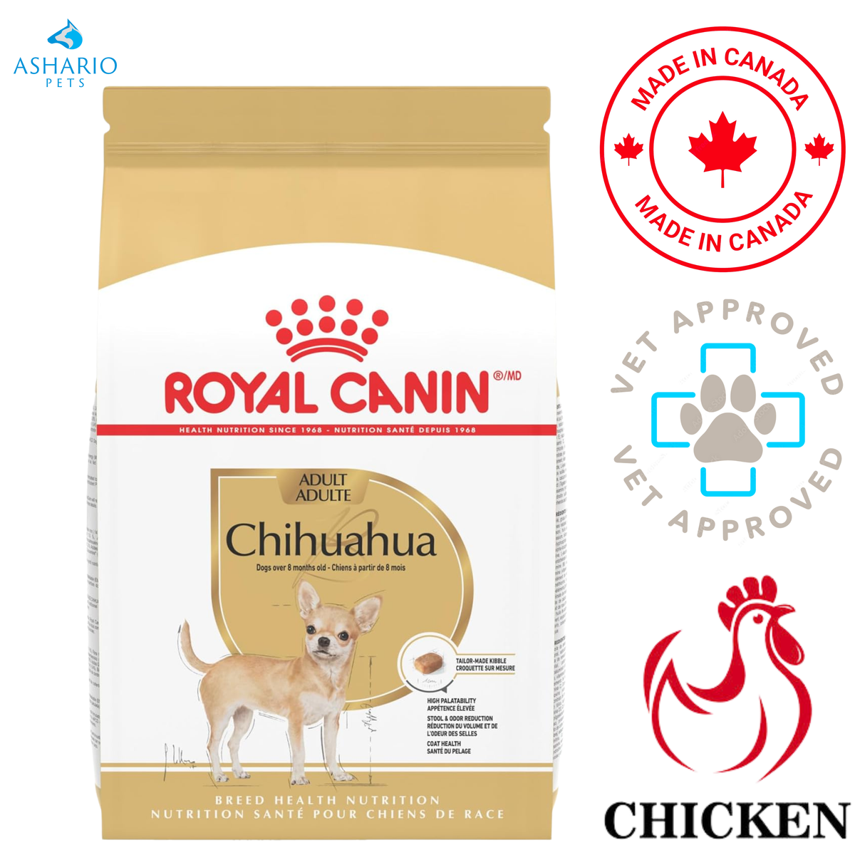 Royal Canin - Breed Health Nutrition Chihuahua Adult Dry Dog Food