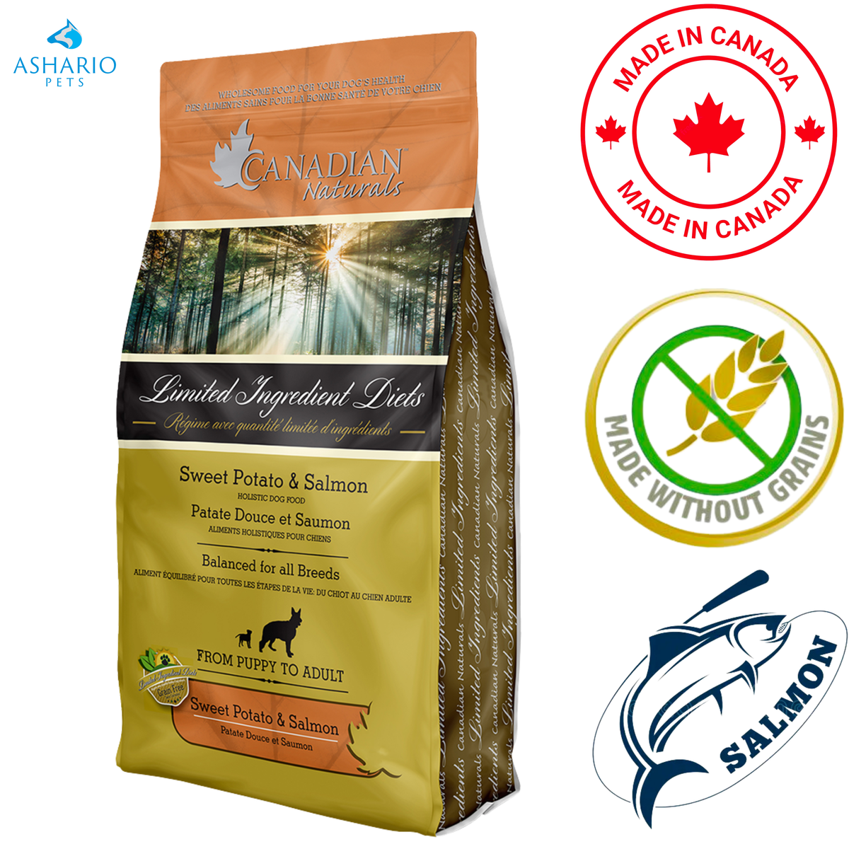 Canadian Naturals - Limited Ingredient Diet Salmon & Sweet Potato Dry Dog Food