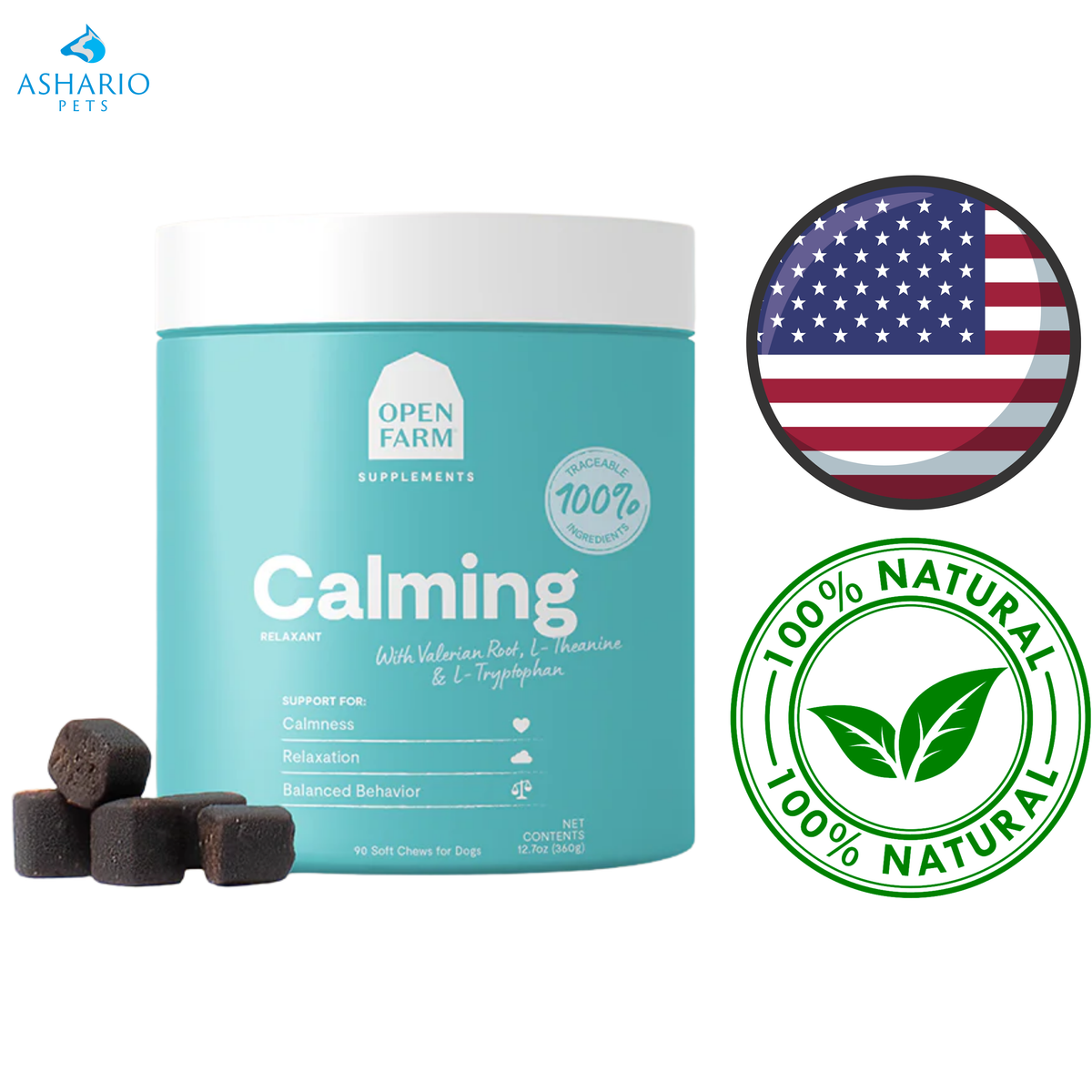 Open Farm - Calming Chews Supplements For Dogs