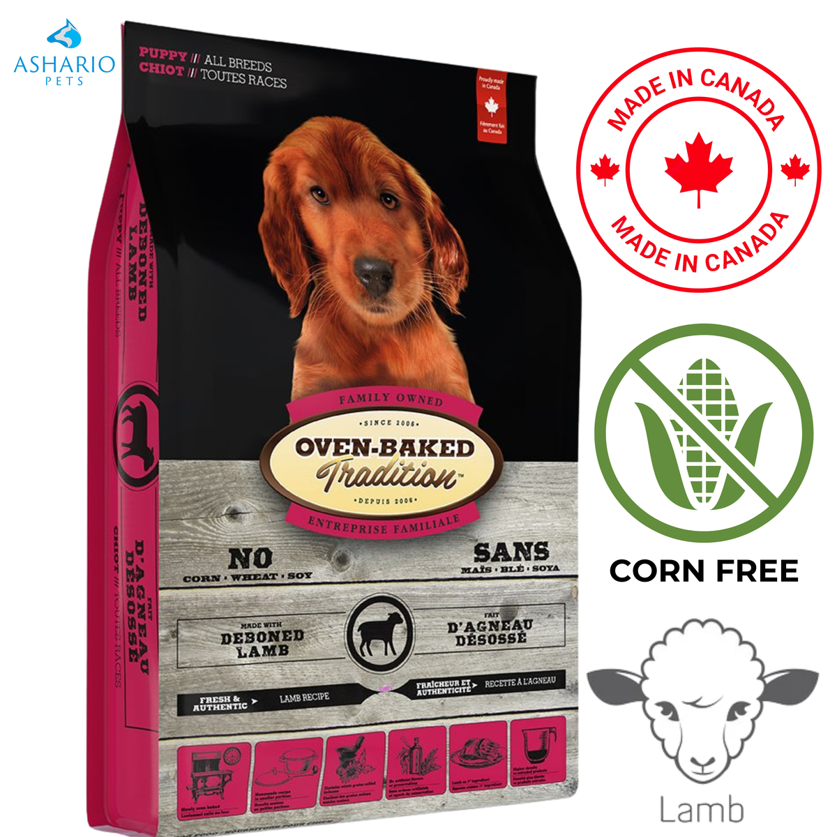Oven-Baked Tradition - All Breed Puppy Lamb Dry Dog Food
