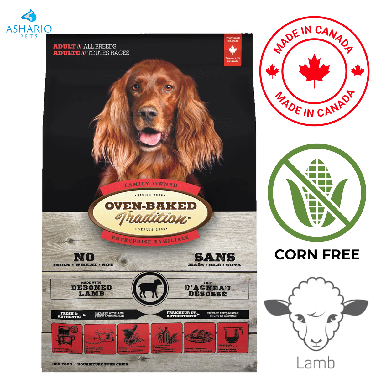 Oven-Baked Tradition - Adult Lamb Dry Dog Food