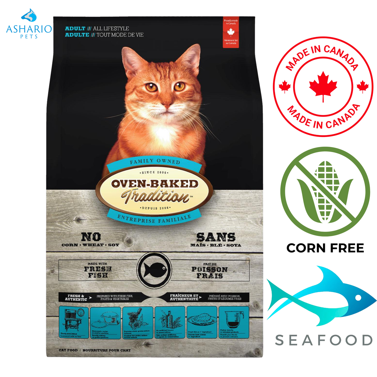 Oven-Baked Tradition - Adult Fish Dry Cat Food