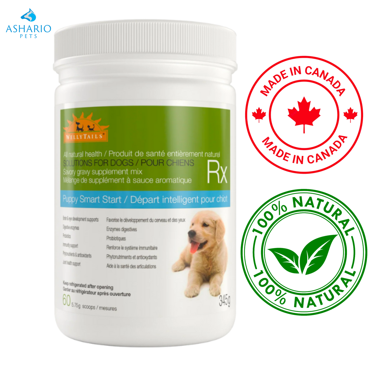 Wellytails - Puppy Smart Start Rx Dog Supplement