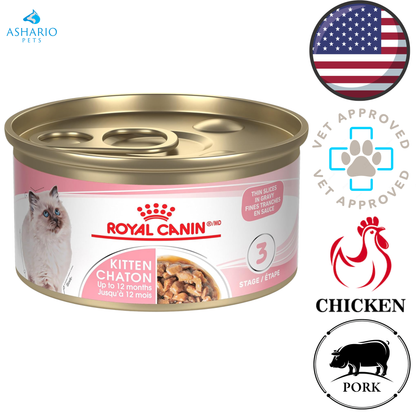 Royal Canin - Feline Health Nutrition Thin Slices In Gravy Kitten Canned Cat Food