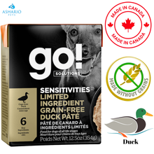 Go! Solutions - Sensitivities Limited Ingredient Grain Free Duck Pate Wet Dog Food