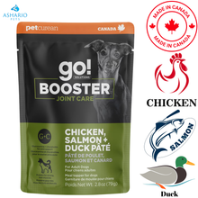 Go! Solutions - Booster Joint Care Chicken, Salmon + Duck Pate Wet Dog Food Pouch