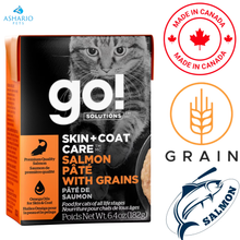 Go! Solutions - Skin + Coat Care Salmon Pate With Grains Wet Cat Food