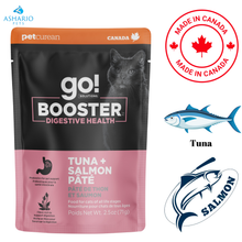 Go! Solutions - Booster Digestive Health Tuna + Salmon Pate Wet Cat Food Pouch