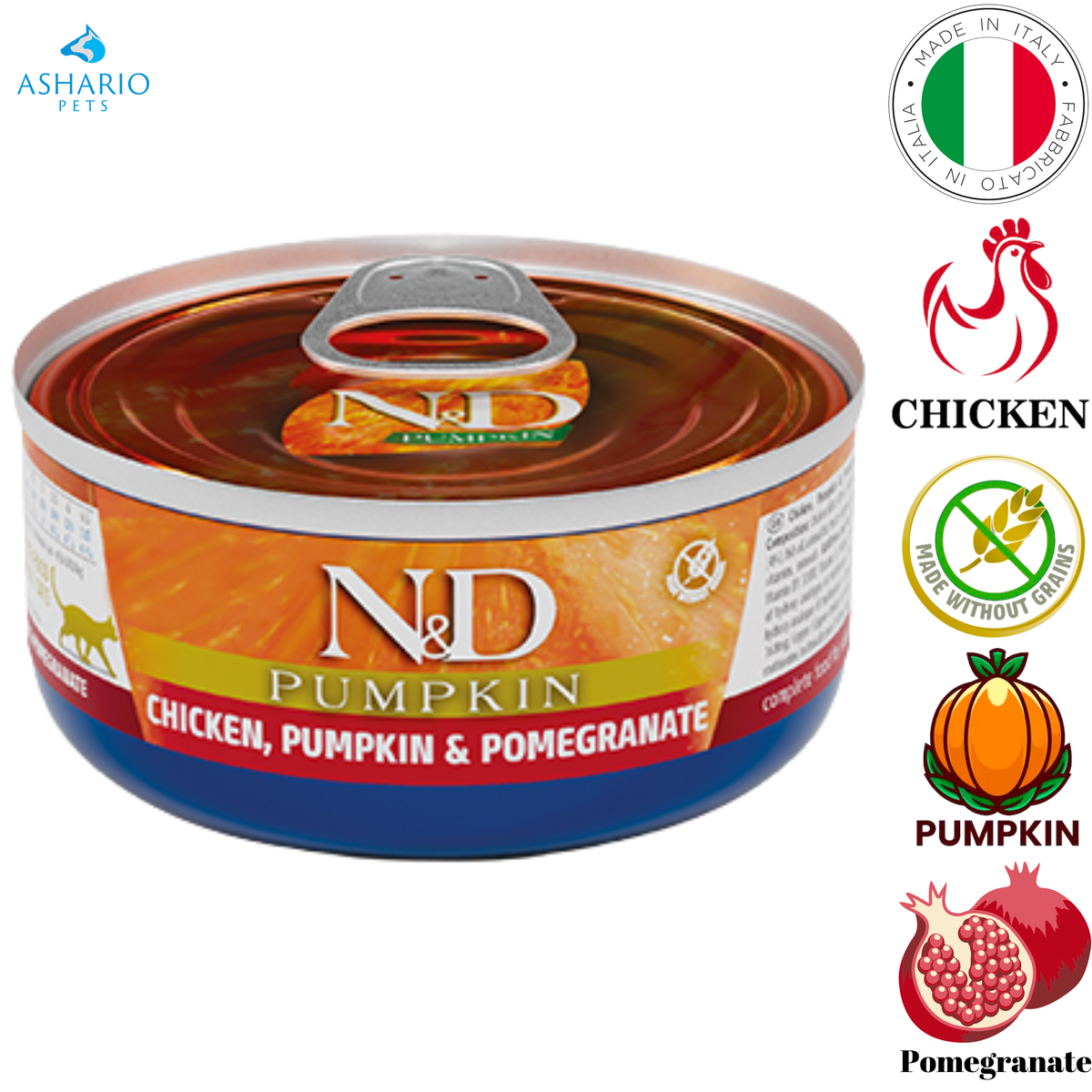 Farmina - Pumpkin Chicken & Pomegranate Canned Cat Food