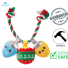 HugSmart - Happy Woofmas Rope Funz Dog Toy