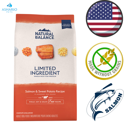 Natural Balance - Limited Ingredient Diet Salmon & Sweet Potato Dry Dog Food