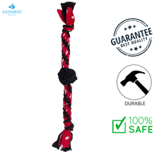 KONG - Signature Rope Dual Knot With Ball Dog Toy