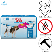 Four Paws - Wee-Wee Disposable Dog Diapers
