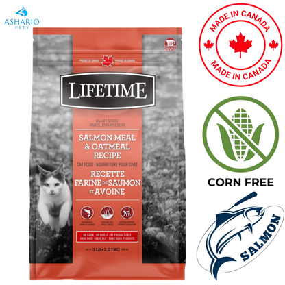 Lifetime - All Life Stages Salmon & Oatmeal Dry Cat Food