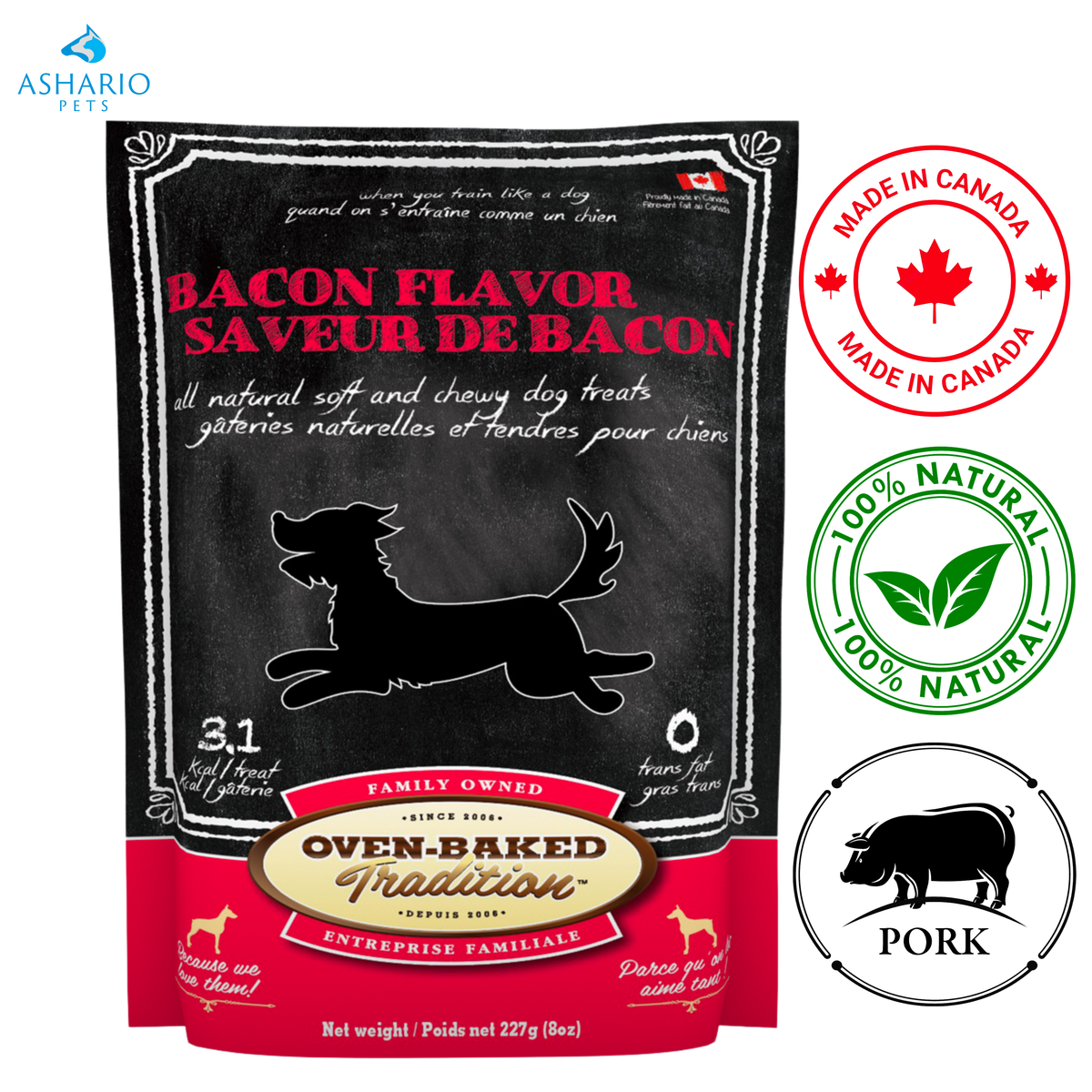 Oven-Baked Tradition - Grain Free Bacon Dog Treats