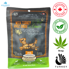 Oven-Baked Tradition - All Natural Soft And Chewy Turkey Dog Treats With Hemp