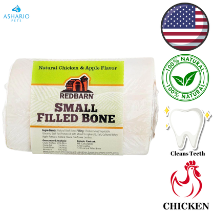 RedBarn - Natural Filled Bone Chicken & Apple Dog Treats