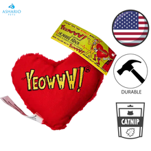 YEOWWW! - Catnip Hearrrt Attack Cat Toy