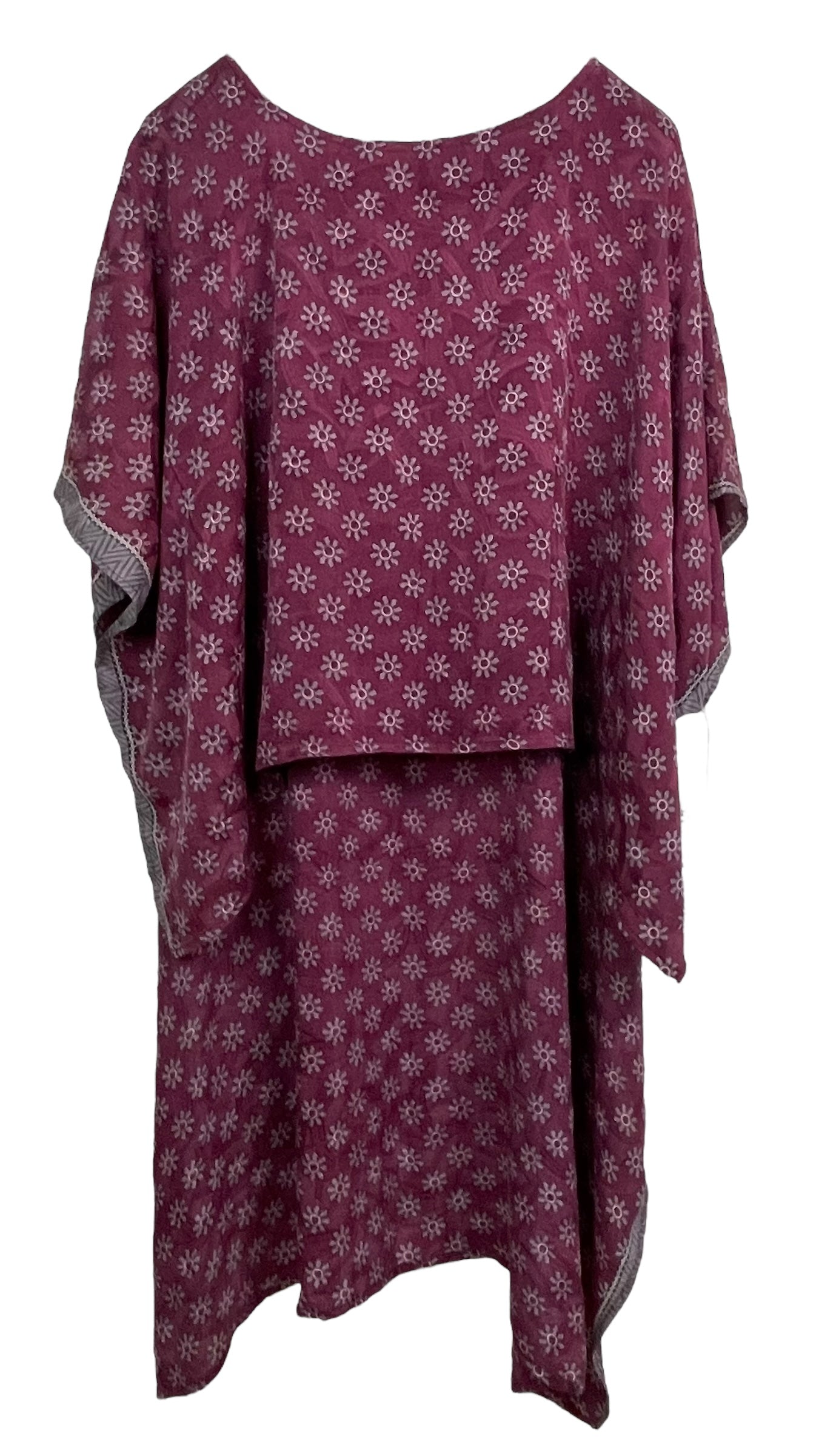 PRC7700 Haut asymétrique en pure soie Avatar
