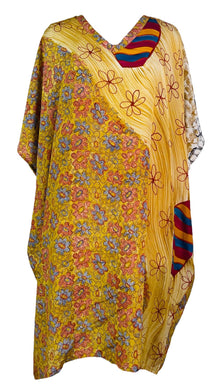 Robe longue caftan en pure soie modèle Avatar PRC7301
