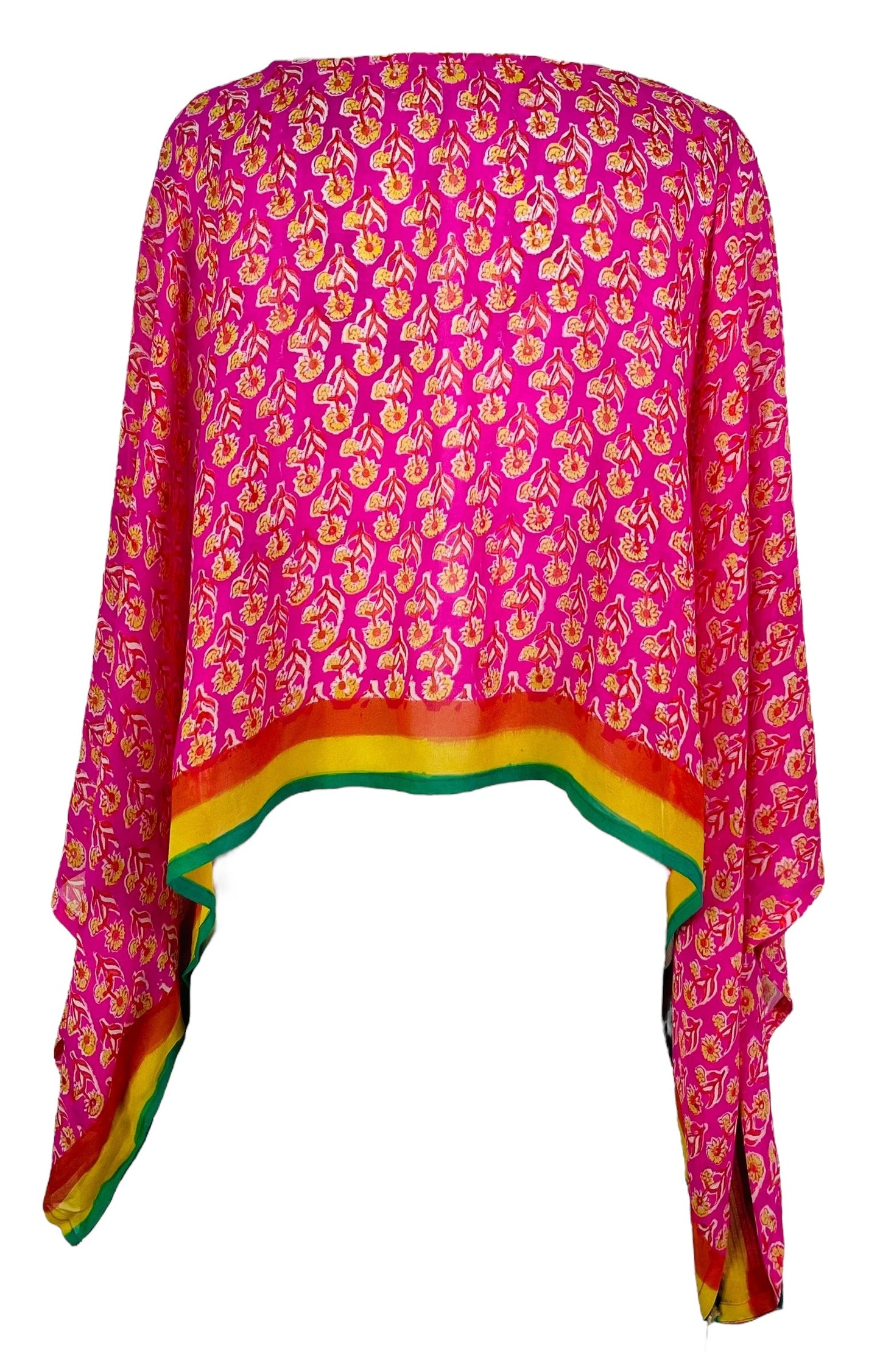 PRG7365 Top à manches kimono en pure soie Sheer Avatar