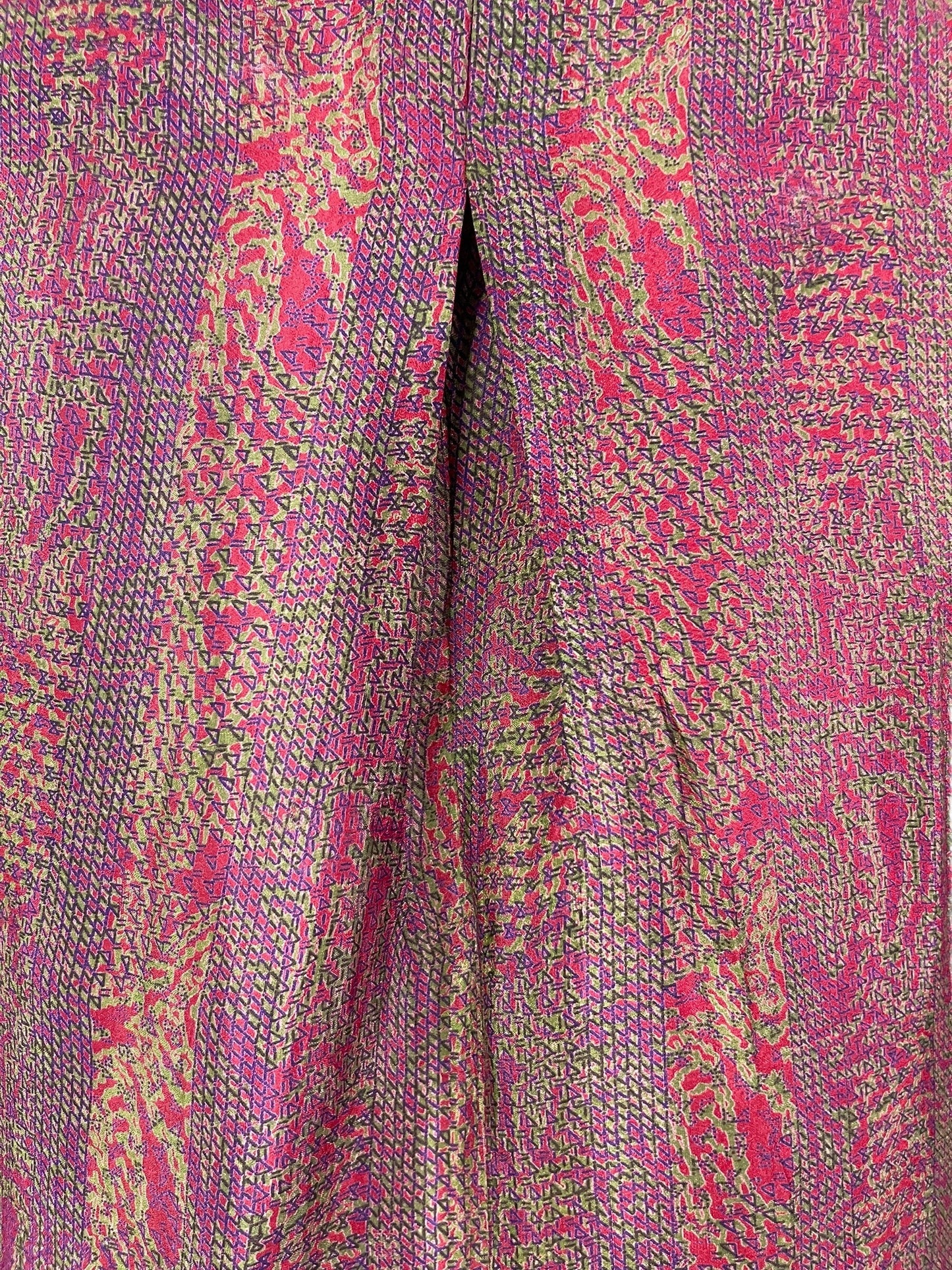PRC6827 Avatar Pure Silk Self Pocket Tunic Dress