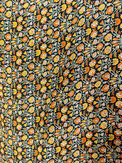 PRC7305 Kaftan mi-long en pure soie Nirvana