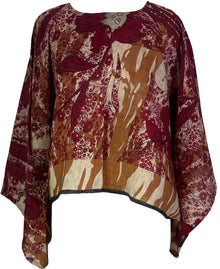 PRC6663 Haut en pure soie à manches kimono Avatar