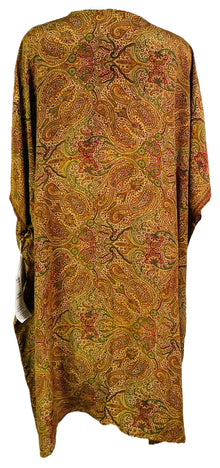 PRC6772 Kaftan Avatar en pure soie longueur midi