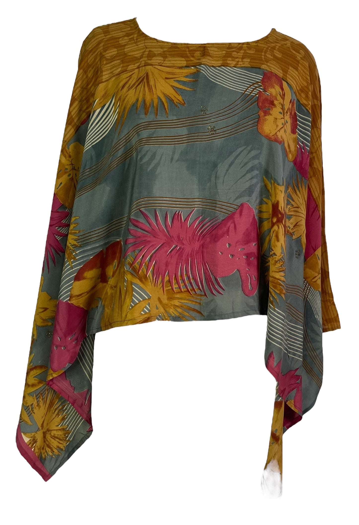 PRC7302 Poncho Capelet en pure soie Avatar
