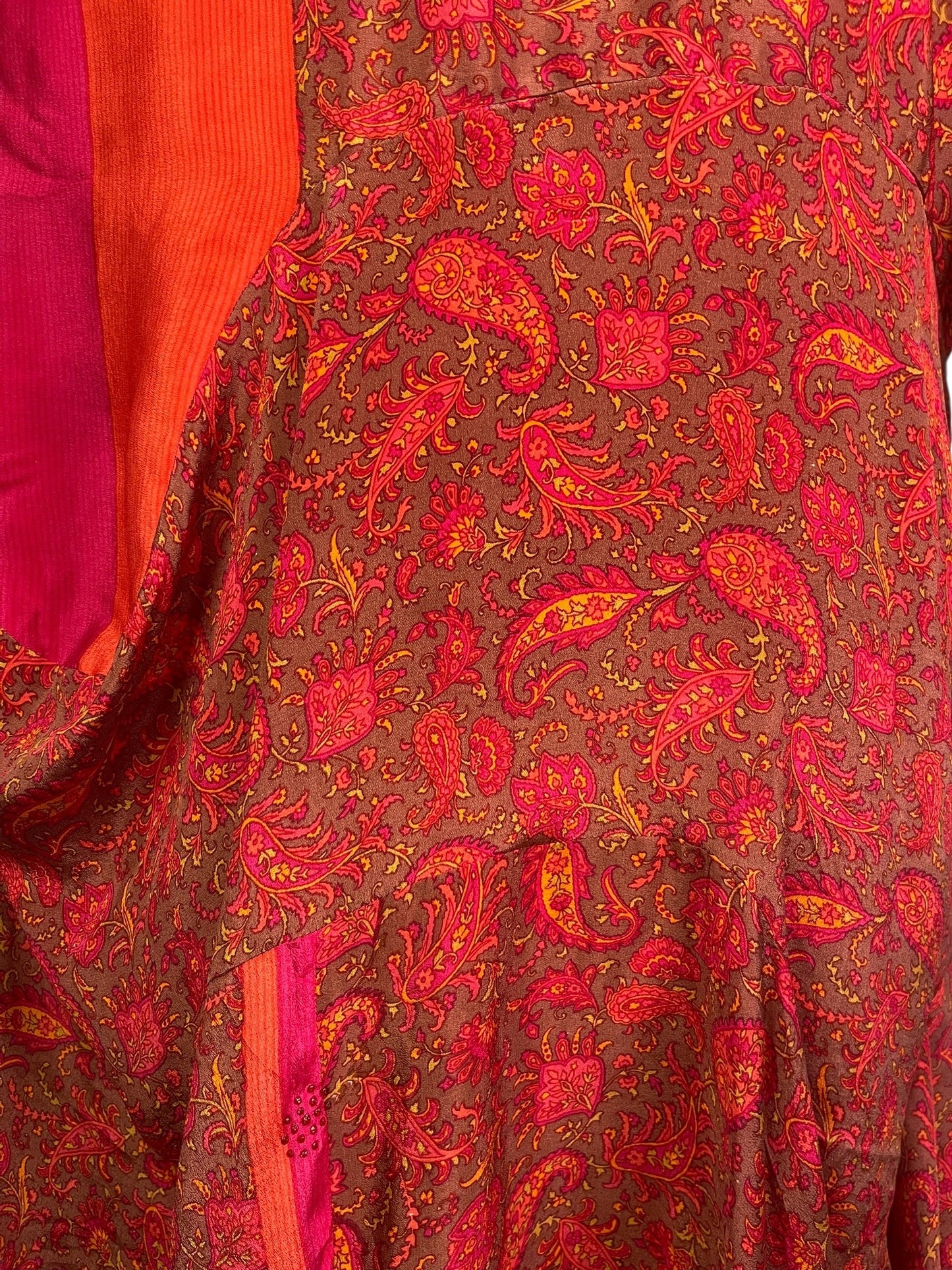 Robe-Tunique Longue Sculpturale en Soie Pure Avatar LADY LUCK PRC7809