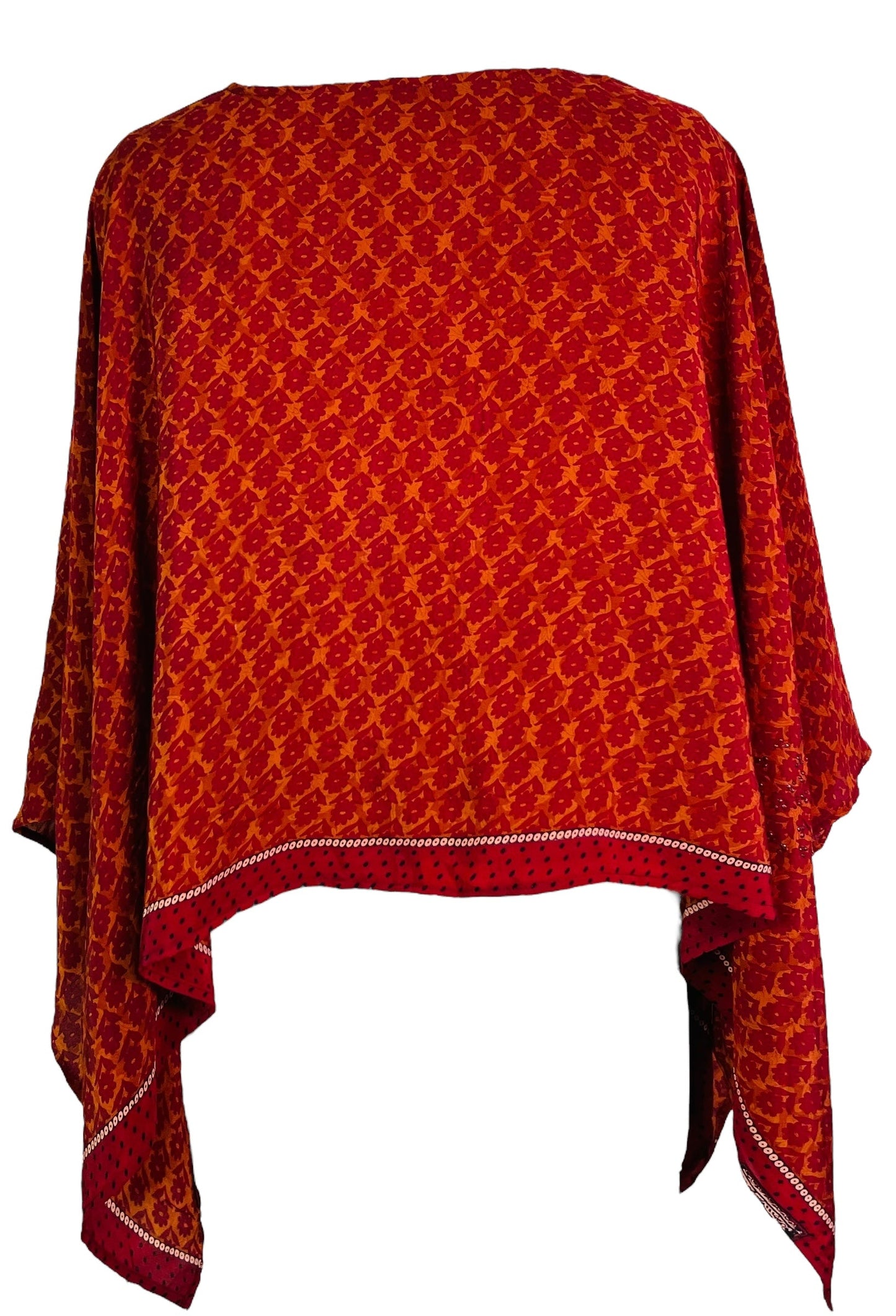 PRC7321 Poncho capelet en pure soie Avatar