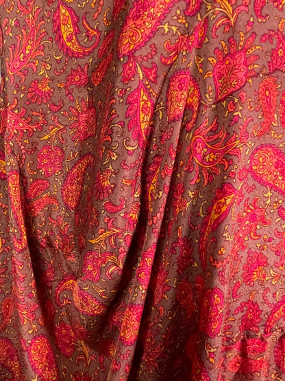 Robe-Tunique Longue Sculpturale en Soie Pure Avatar LADY LUCK PRC7809