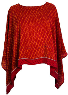 PRC7321 Poncho capelet en pure soie Avatar