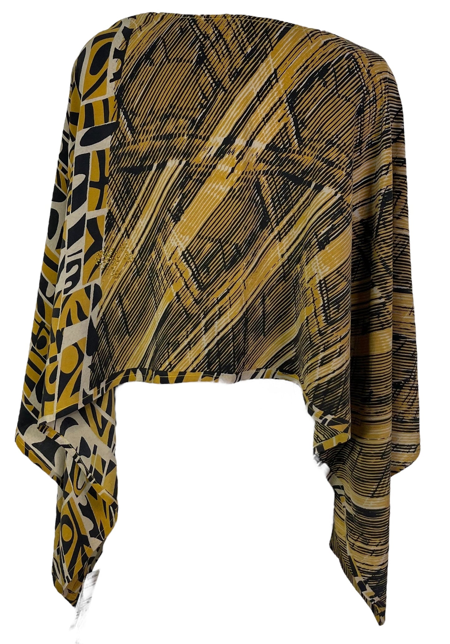 PRC6705 Poncho-capeline en pure soie Avatar