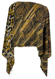PRC6705 Poncho-capeline en pure soie Avatar