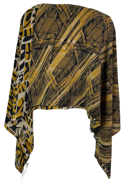 PRC6705 Poncho-capeline en pure soie Avatar