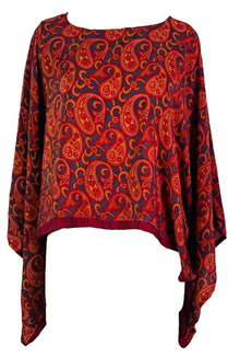 Haut à manches kimono en pure soie PRC7316 Avatar