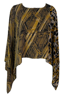 PRC6705 Poncho-capeline en pure soie Avatar