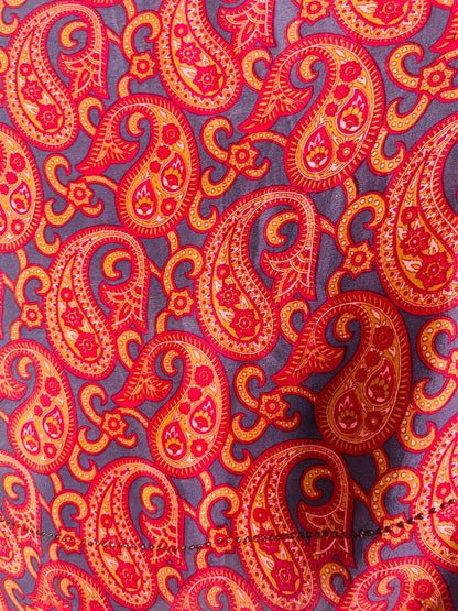 PRC7316 Avatar Pure Silk Kimono-Sleeved Top