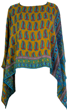 PRC7449 Poncho Capelet en Pure Soie Avatar