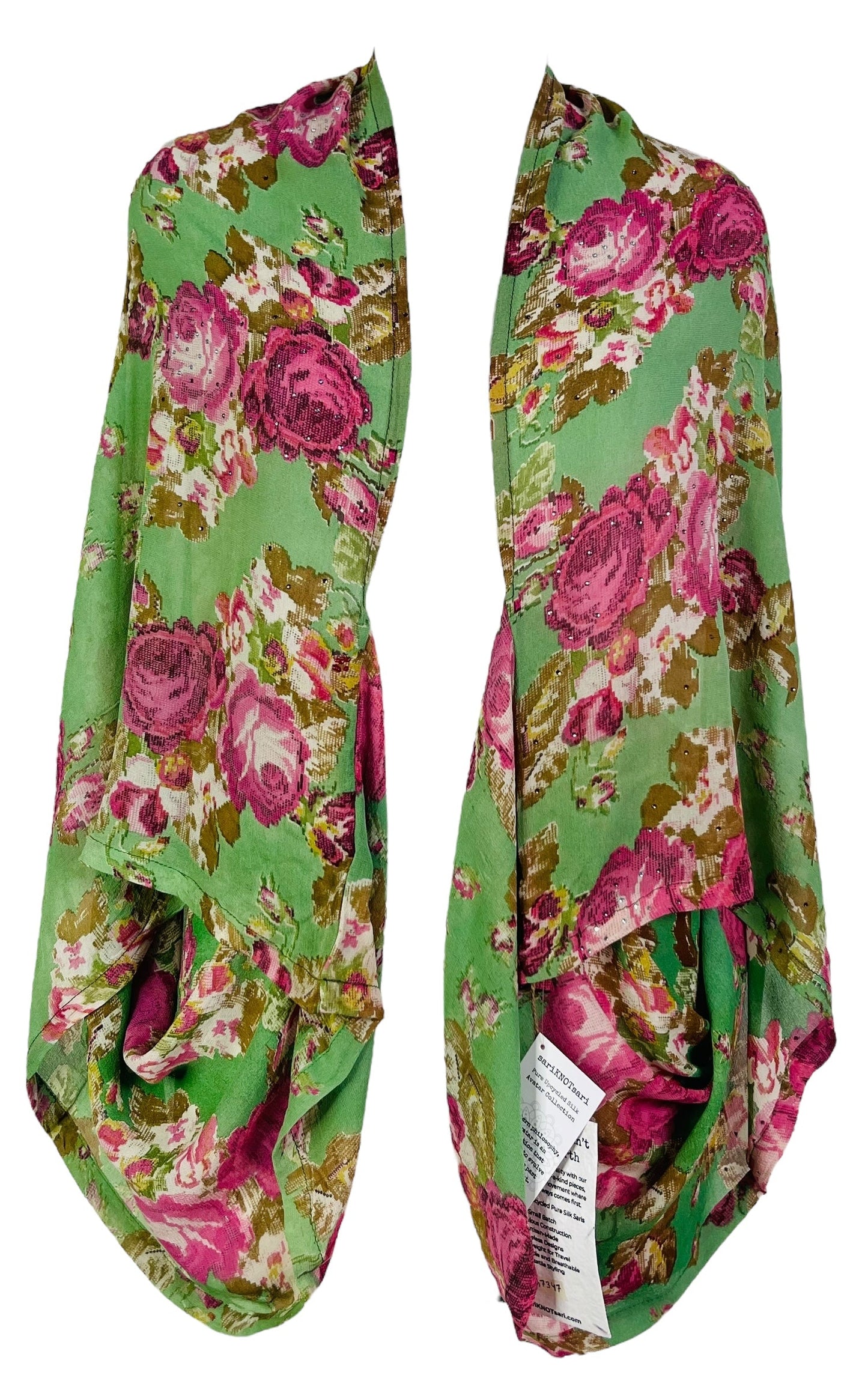 LADY LUCK PRG7347 Sheer Avatar Pure Silk Shrug