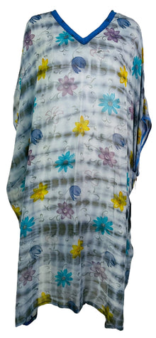 PRG6804 Kaftan mi-long en pure soie Sheer Avatar