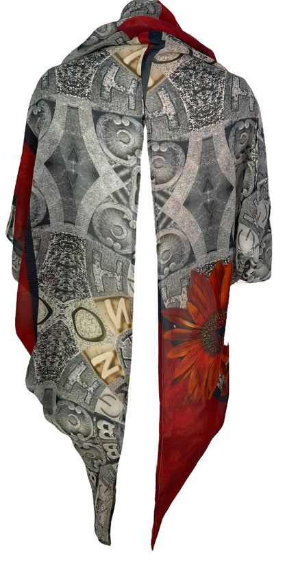 PRG6858 Sheer Avatar Pure Silk Cardigan
