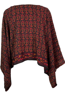 Haut à manches kimono en pure soie PRC7750Avatar